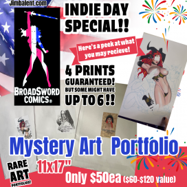 Fourth of July Mystery Art Portfolio Special!