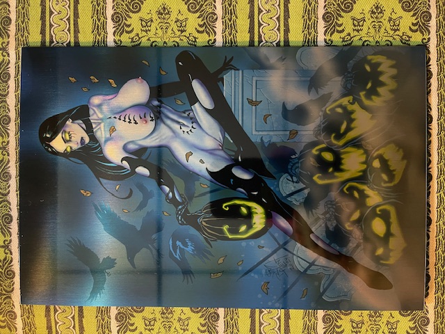 Raven Hex Skyclad Trick on Metal - Tarot 144: The Vampire of Halloween