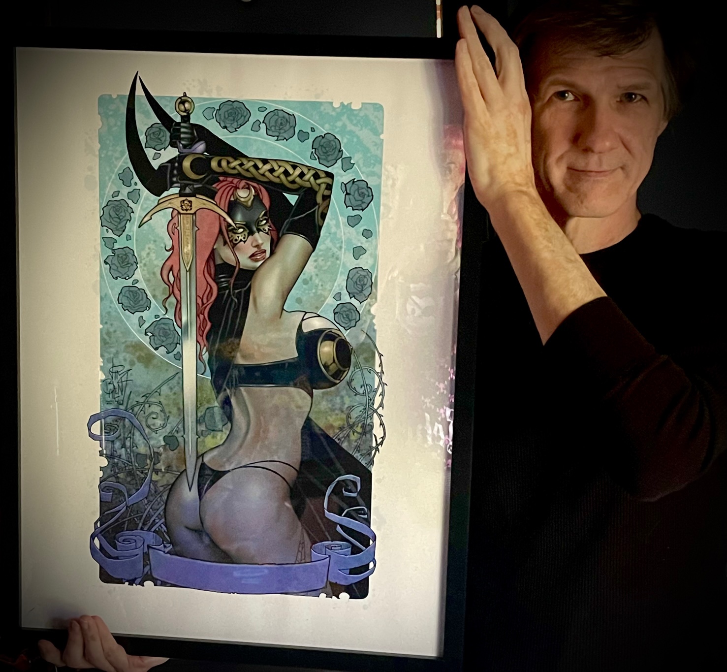 Tarot SwordMaiden 18x24