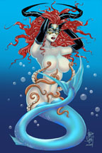 Mermaid Tarot Limited Art Print